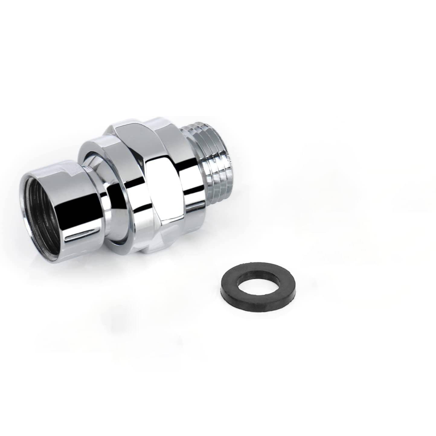 Universeller Duschkopf-Schwenkadapter Silver