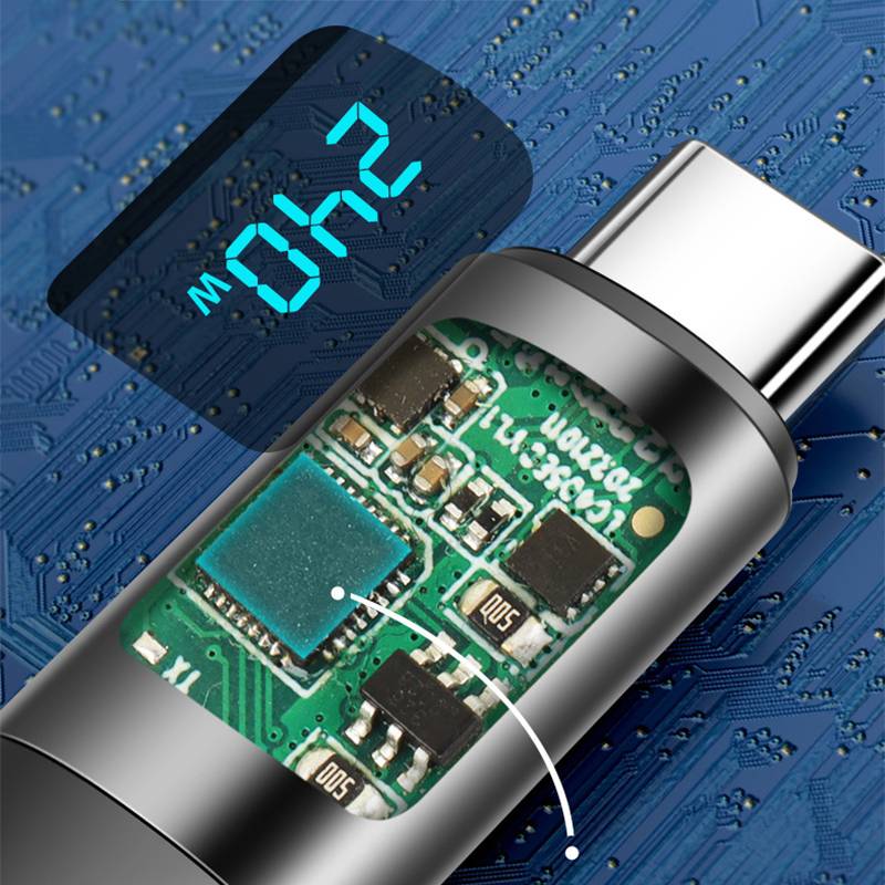 240W USB4 Digitalanzeige-Kabel - 40Gbps Daten & 8K Video 1 m