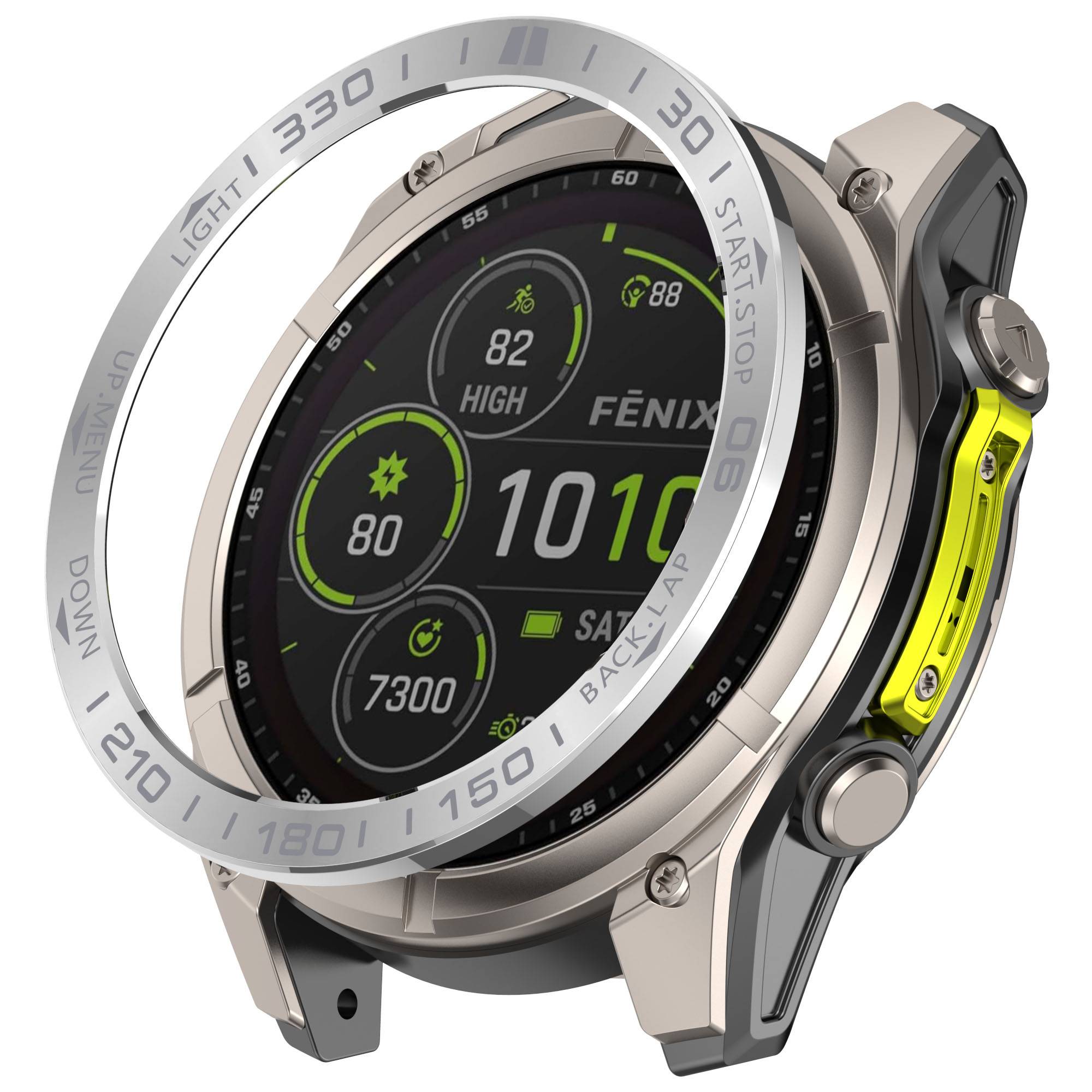 Edelstahl-Lünette für Garmin Fenix 8 Multicolor1 Modell 3