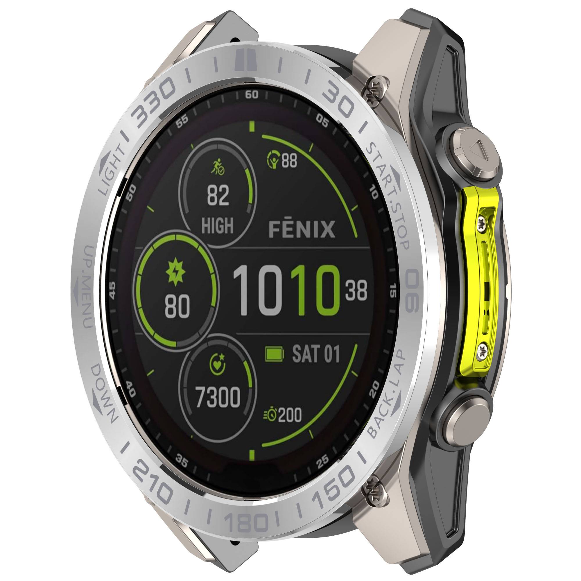 Edelstahl-Lünette für Garmin Fenix 8 Multicolor1 Model 5