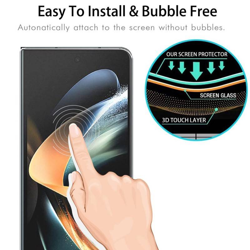 Samsung Z Fold Frontbildschirm Schutzglas - 2er Pack Samsung Z Fold 5