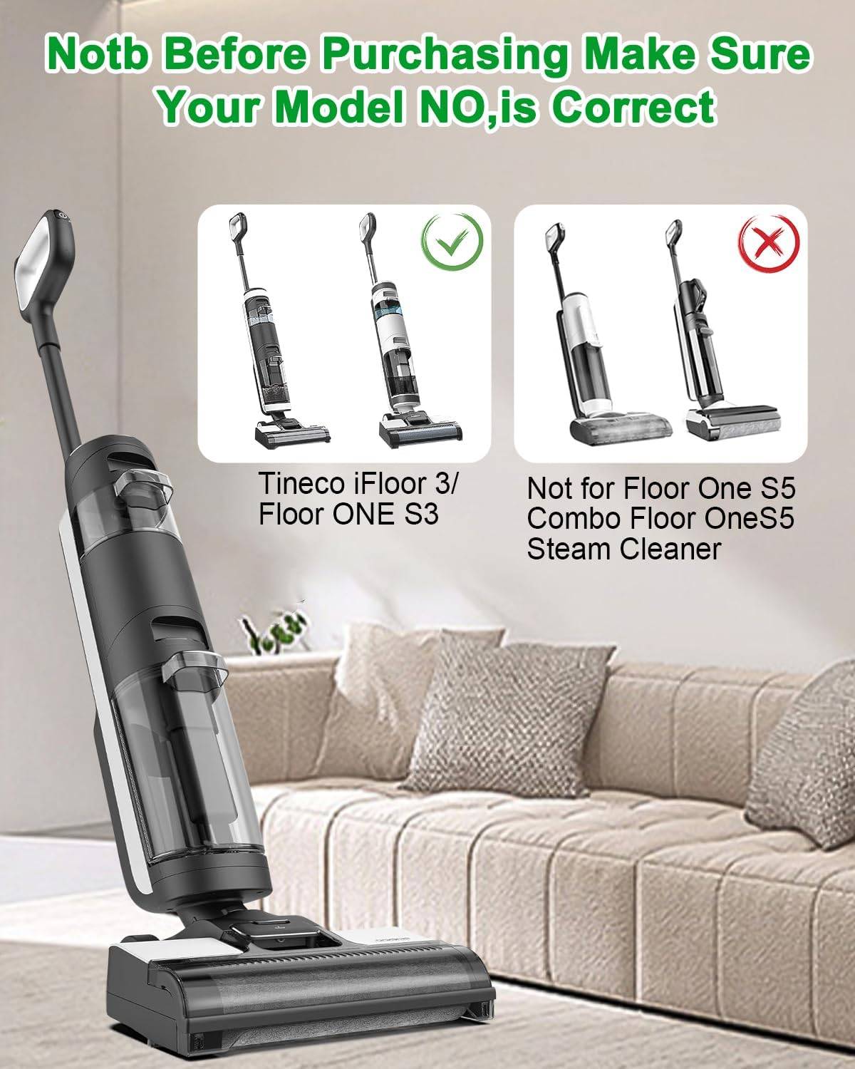 Tineco Floor One S3 Ersatzteil-Set - Verbesserte Reinigung