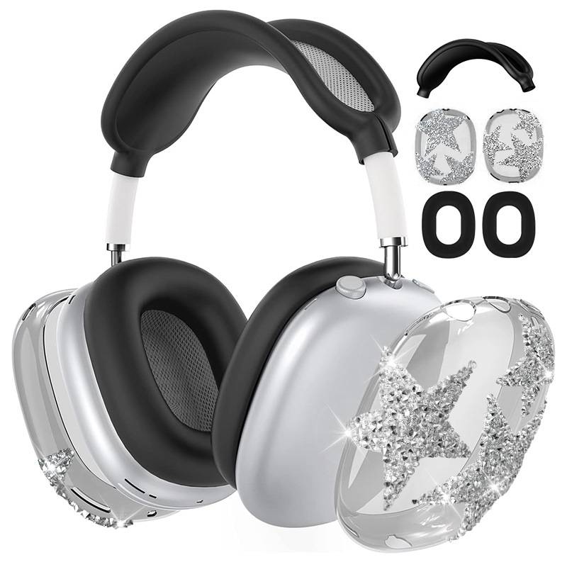 AirPods Max Schutzhülle - Diamantstern-Design Black