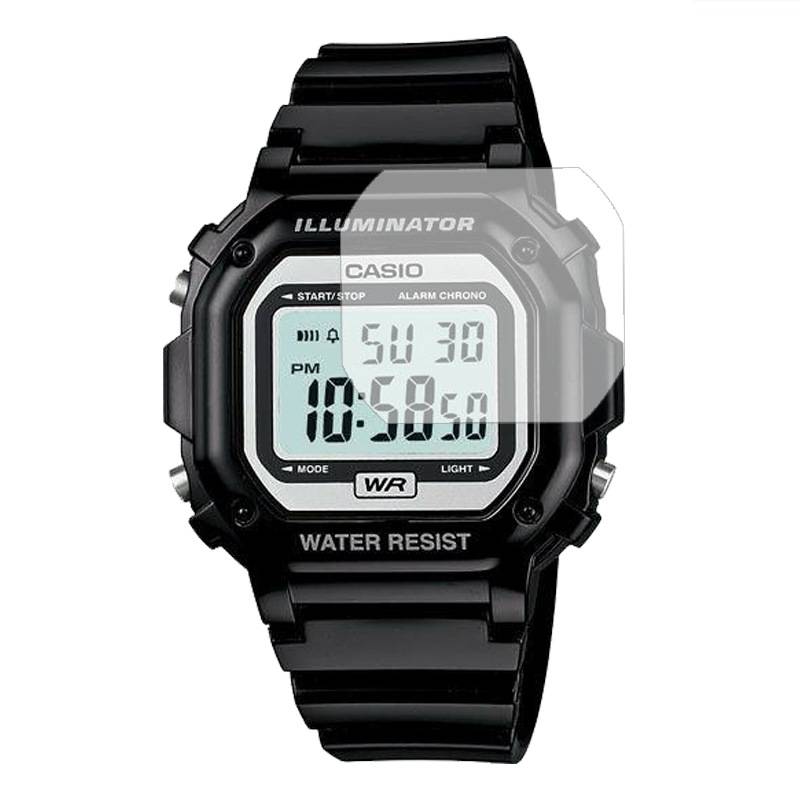 Kristallklare Displayschutzfolien für Casio W800H-1AV (2er-Pack)