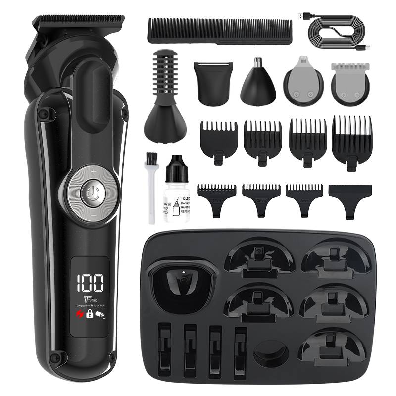 6-in-1 Multifunktions-Haarschneider-Set Black