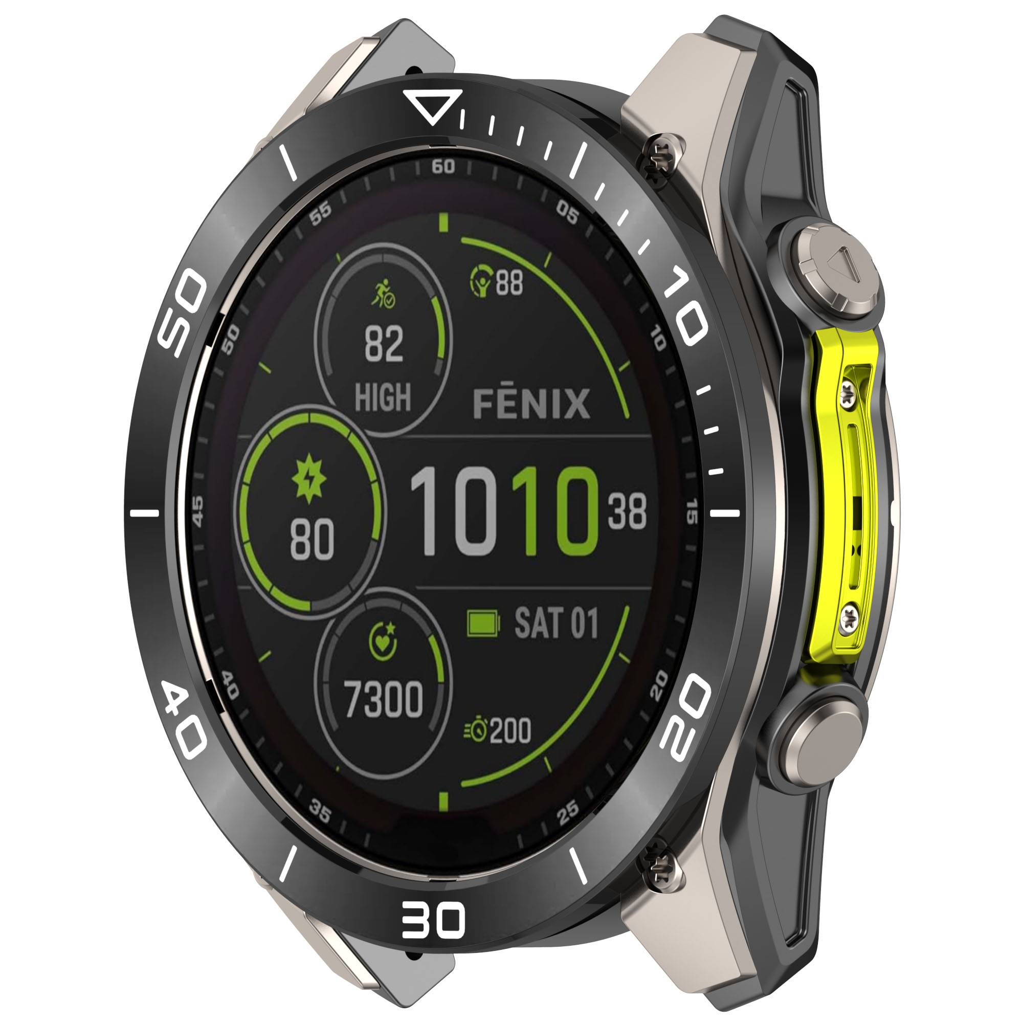 Garmin Tactix 8 Solar Smartwatch Stahl Lünette - Schwarz