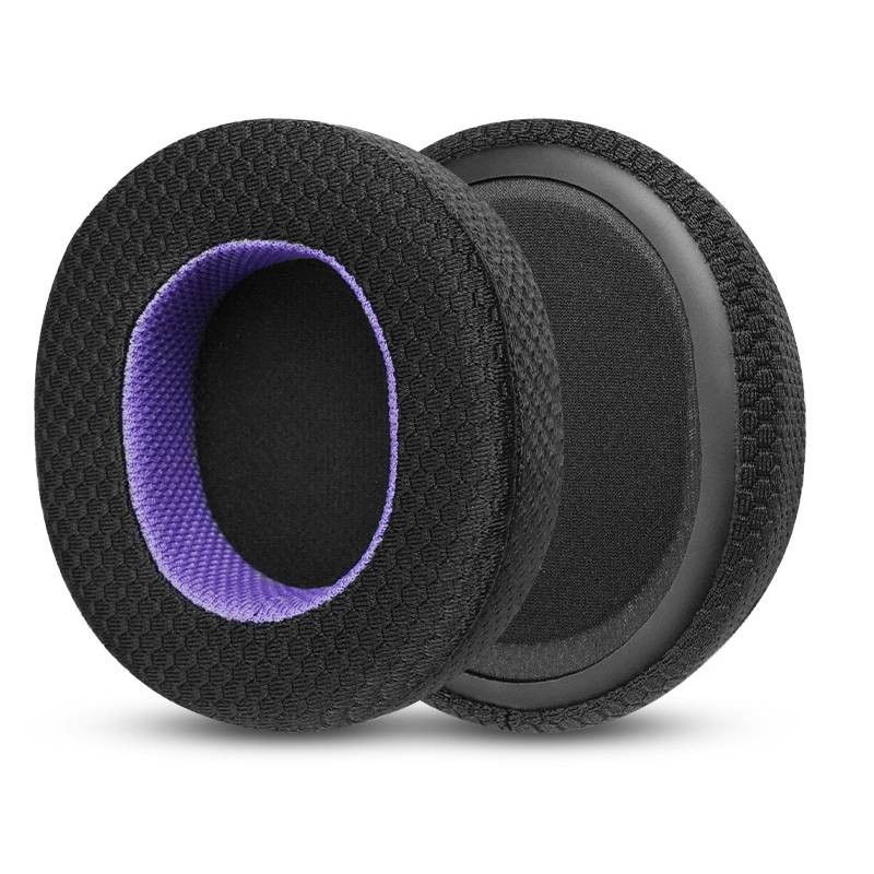 Atmungsaktive Ohrpolster für SteelSeries Arctis Kopfhörer - Schwarz/Lila