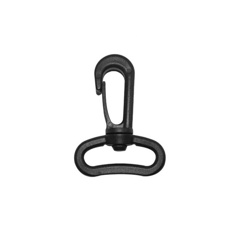 20er-Pack Drehbare Karabinerhaken aus ABS für Taschen, Gurte und mehr Modell 2