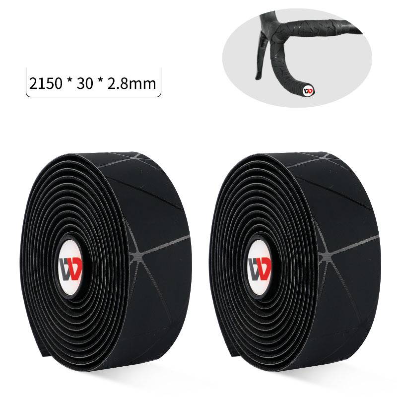 Farbiges Rennrad-Lenkerband für verbesserten Halt Black