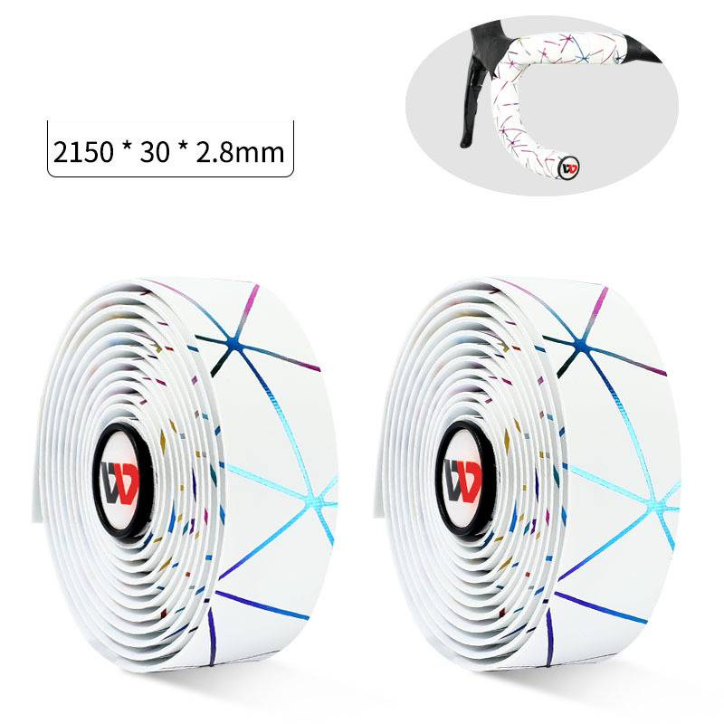 Farbiges Rennrad-Lenkerband für verbesserten Halt White