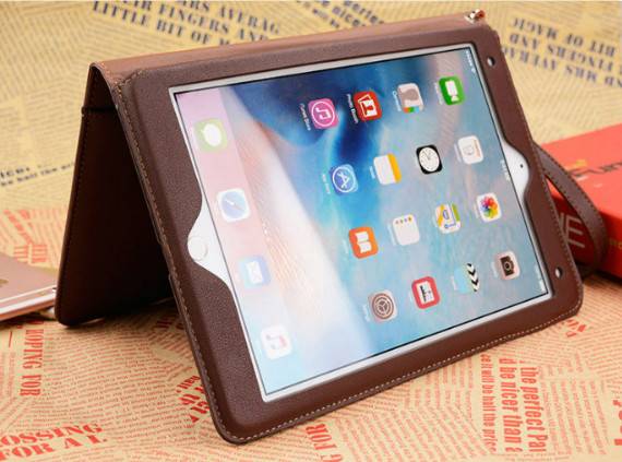 Premium PU Lederhülle für iPad Pro 9.7 (2016) Brown