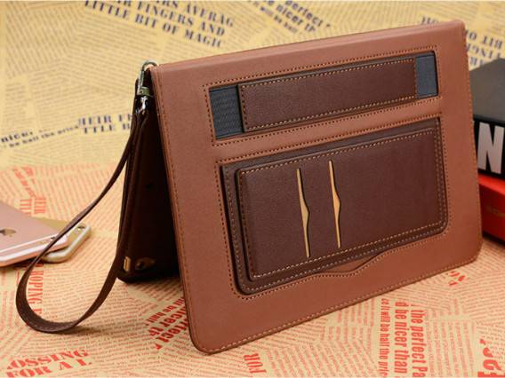 Premium PU Lederhülle für iPad Pro 9.7 (2016) Brown