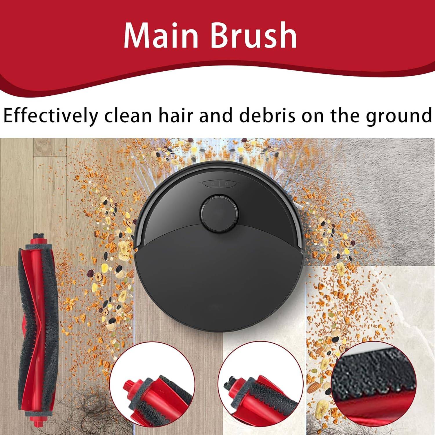 Premium Roborock Q10 S5+ Zubehör-Ersatzteilset