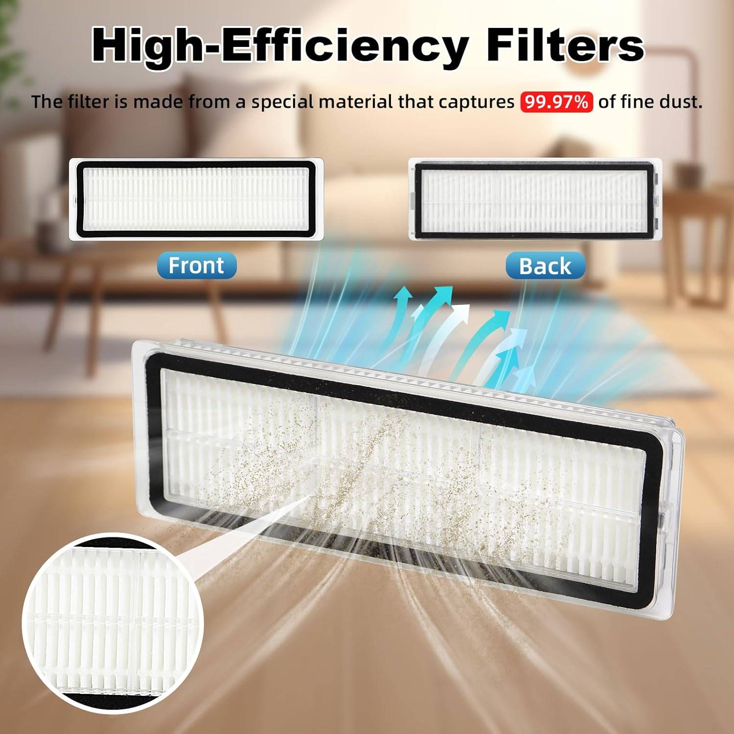 Roboter-Staubsauger-Zubehörset für Dreame D10 Plus Gen 2