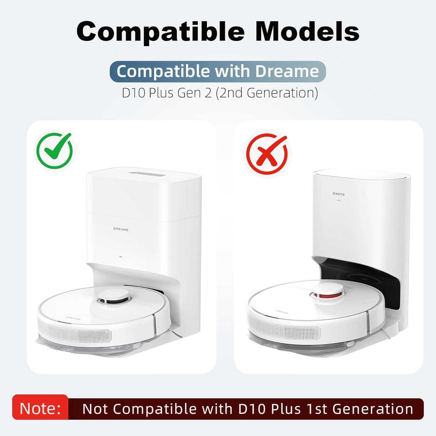 Roboter-Staubsauger-Zubehörset für Dreame D10 Plus Gen 2