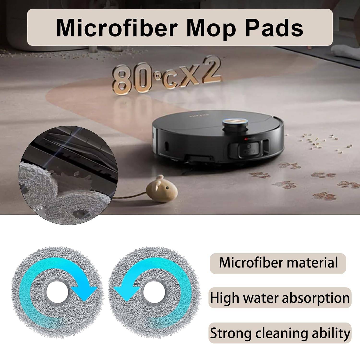 Zubehörset für Saugroboter der Dreame X50/L50-Serie