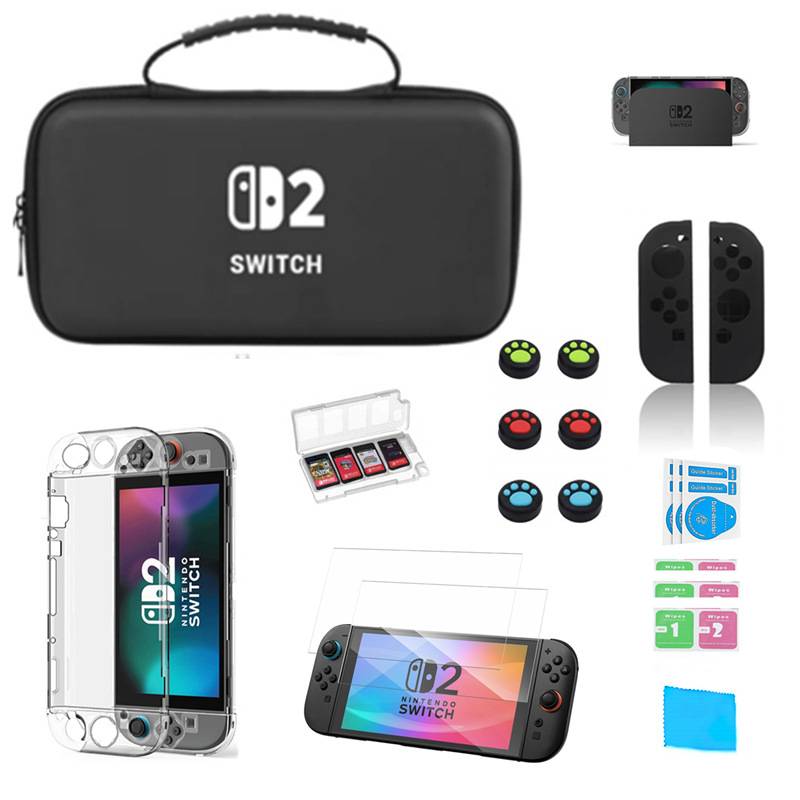 Premium-Hülle und Zubehör-Aufbewahrungstasche für Nintendo Switch 2