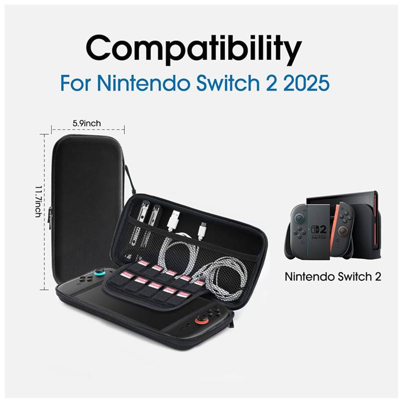 Schützendes Tragekoffer-Set für Switch2 Konsole & Zubehör