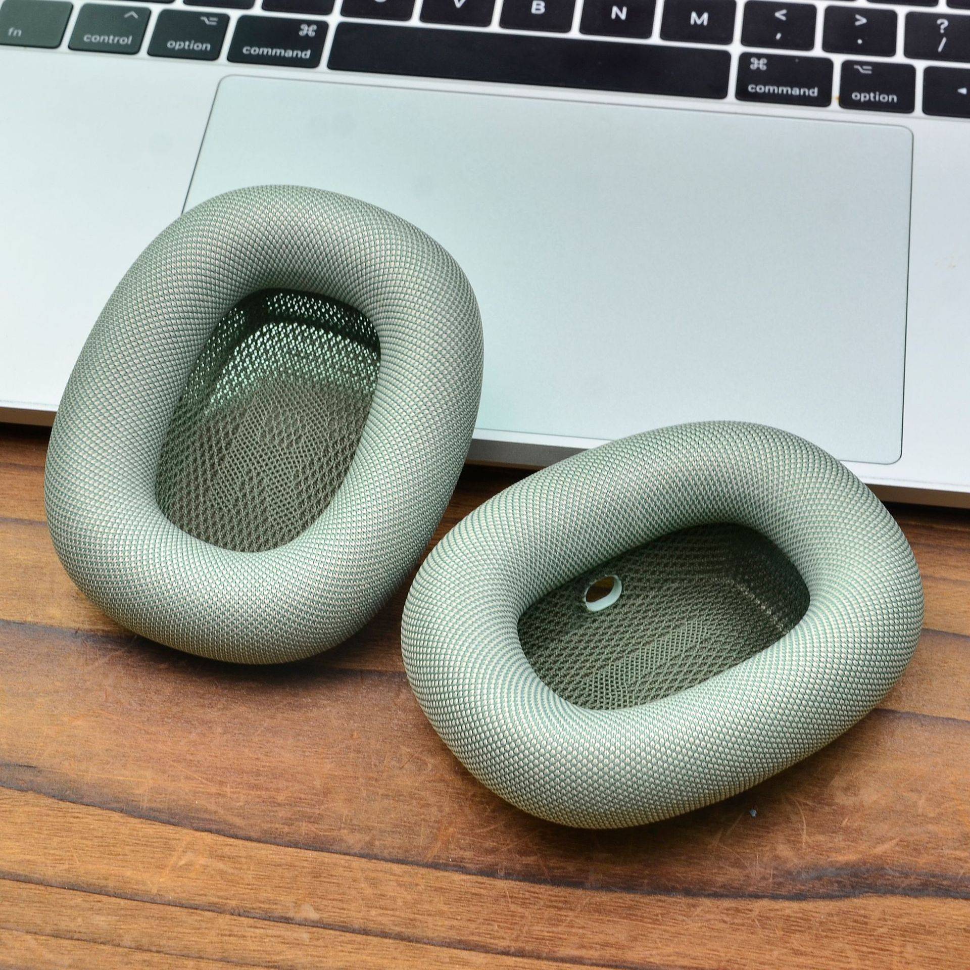 Ohrpolster für AirPods Max – Apple Stoff & Silikon Green