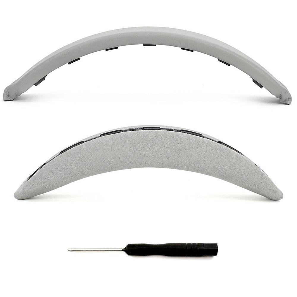 Ersatz-Kopfbandpolster kompatibel mit Bose QC35/QC35II/QC45/QC SE Kopfhörern mit Schraubendreher Grey