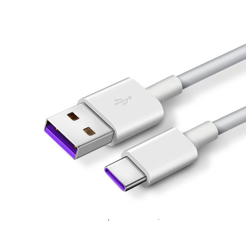5A USB Typ-C Schnellladekabel, TPE-Kabel kompatibel mit Huawei, Samsung, APPLE 2 m