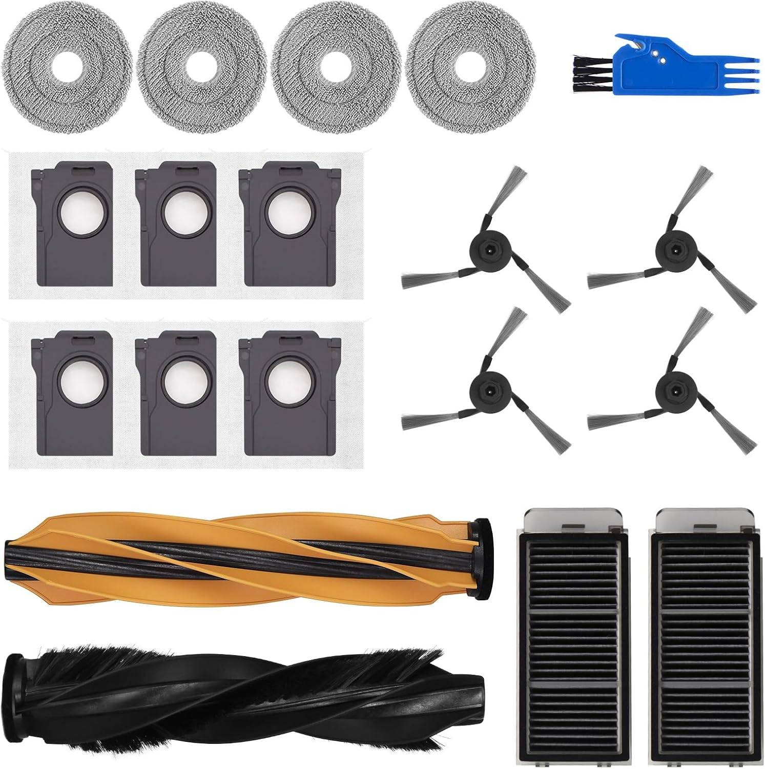 Dreame X50 Ultra Complete Zubehörkit kompatibel mit Dreame L50 Pro Ultra / L40s Pro Ultra / MOVA V50 Ultra