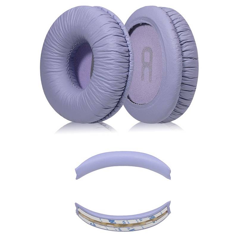 Lila Ohrpolster und Kopfband kompatibel mit JBL Tune600BTNC T660NC T450 T500 T510BT Kopfhörer