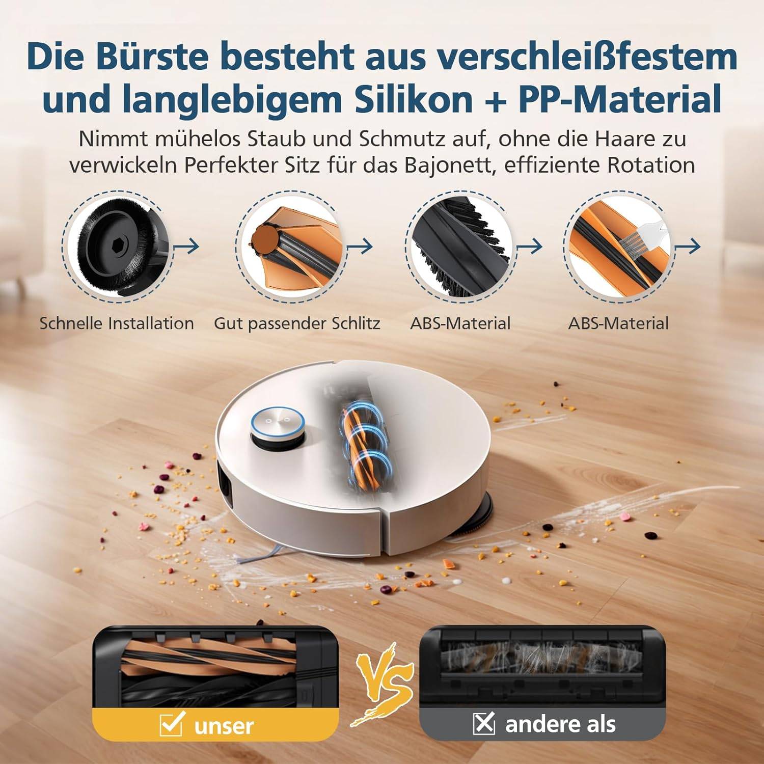 Zubehör-Ersatzteil-Set für Dreame X50 Ultra - 24 Teile
