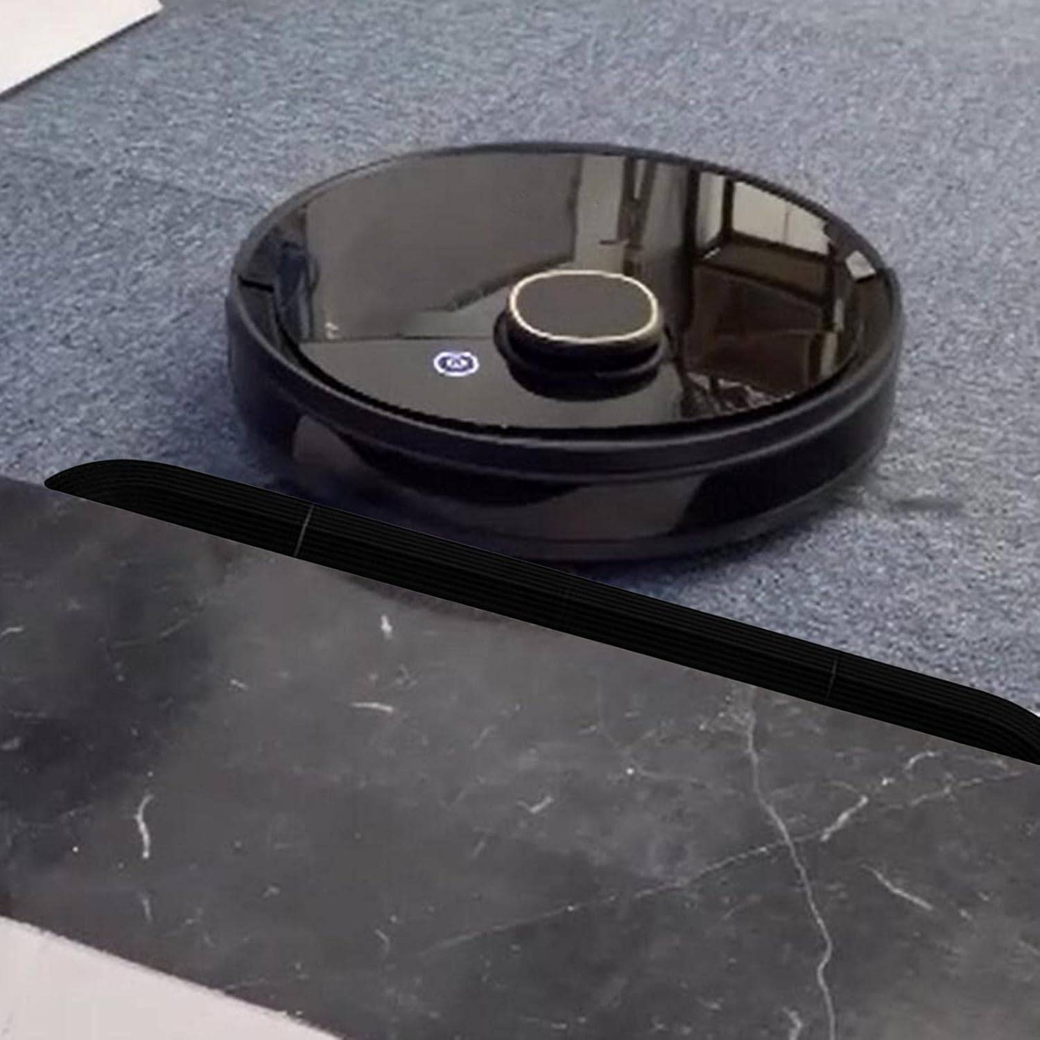 Schwarze Schwellenrampe für Roboterstaubsauger (5er-Set)