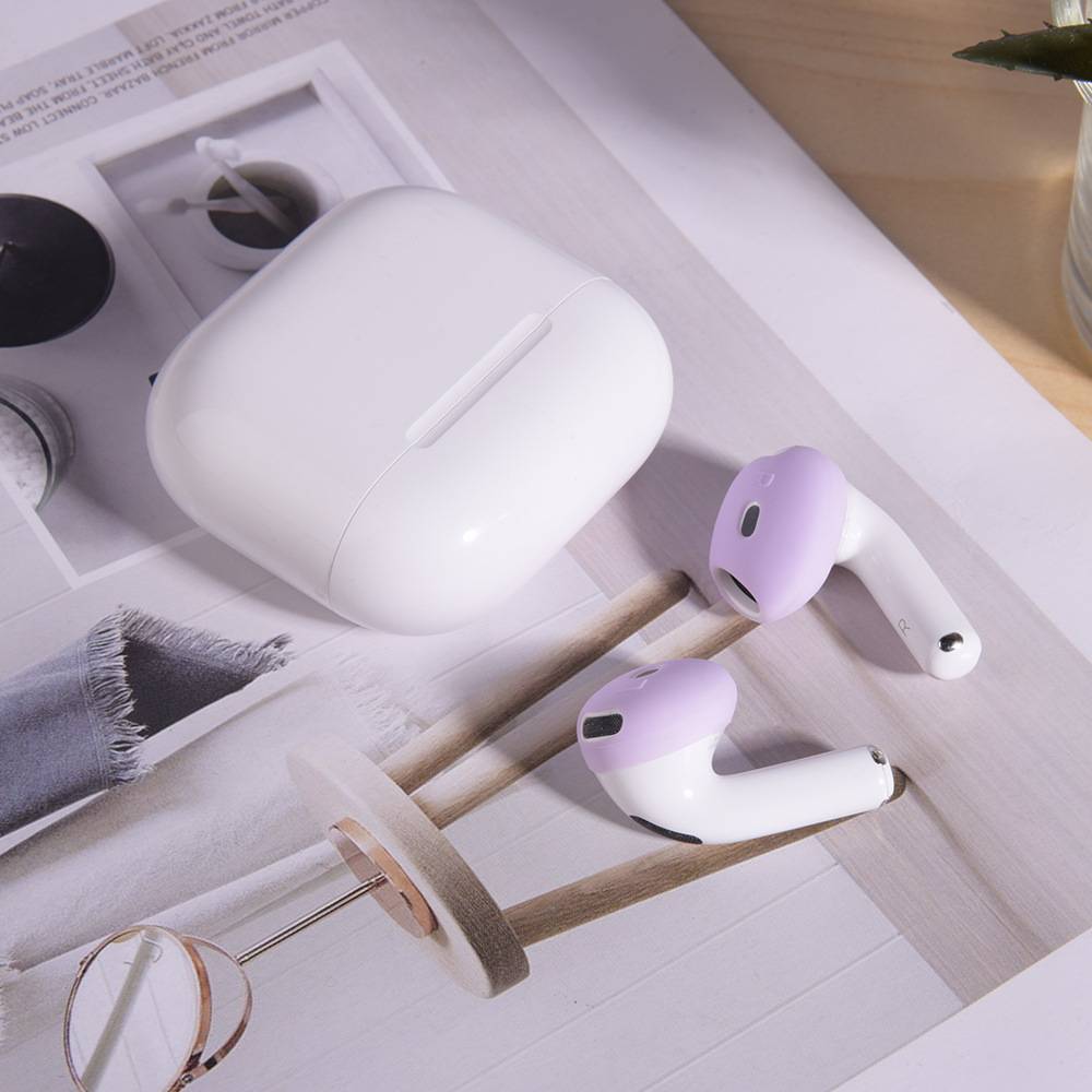 AirPods 4 Silikon Ohrstöpsel – 2 Paar: Komfort, Halt & Schutz White