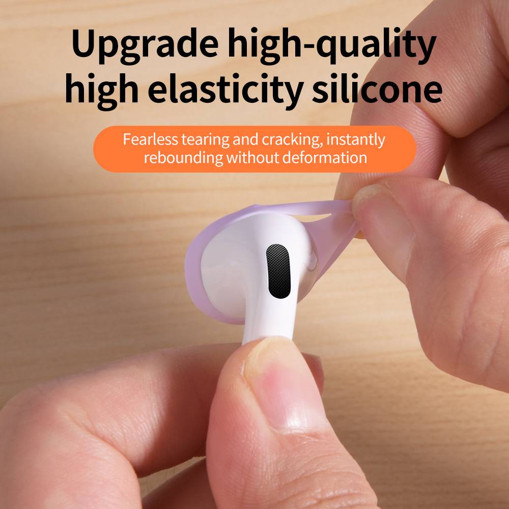 AirPods 4 Silikon Ohrstöpsel – 2 Paar: Komfort, Halt & Schutz White