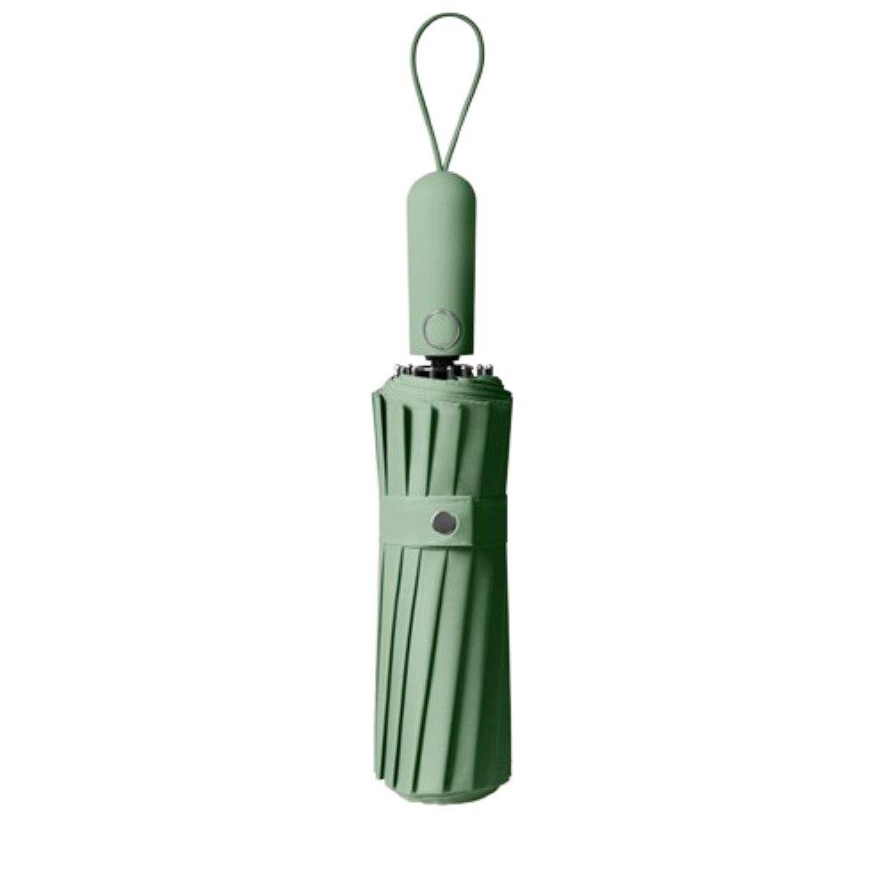 Vollautomatischer Regenschirm mit 48 Rippen – Sturmfester Drachenknochen-Regenschirm Green