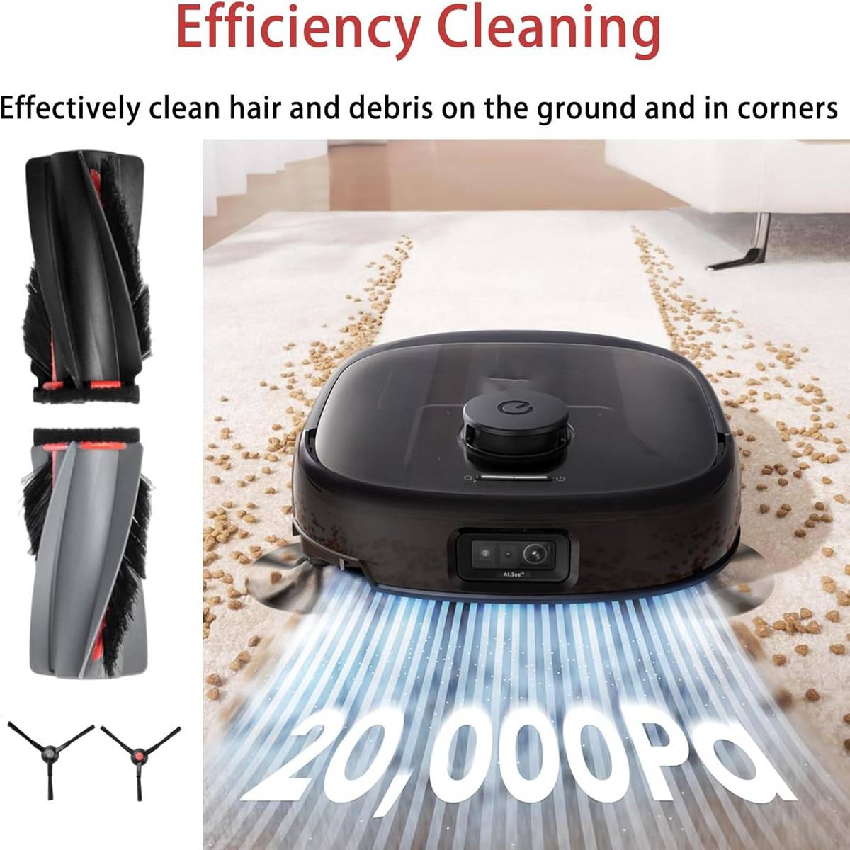 17-teiliges Zubehör-Ersatzteilset kompatibel mit Eufy RoboVac E25 Omni / E28 Omni