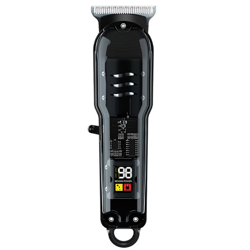 Professionelle Haarschneidemaschine mit LED-Anzeige Black