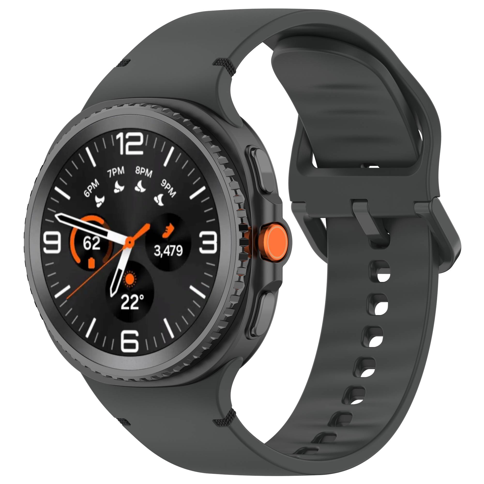 Silikonarmband für Samsung Galaxy Watch 8 Grey