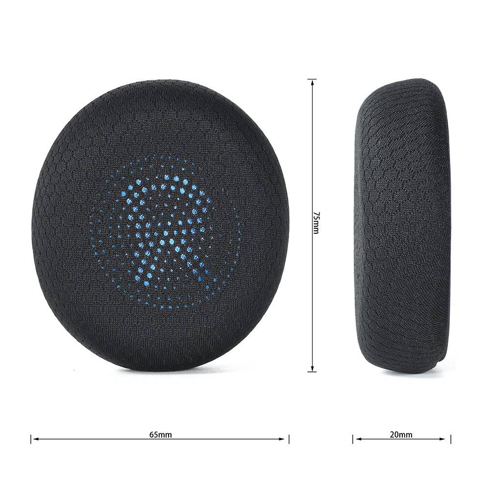 Ersatz-Ohrpolster für Jabra Elite 45h & Evolve2 65 UC - 2er-Pack, Memory Foam