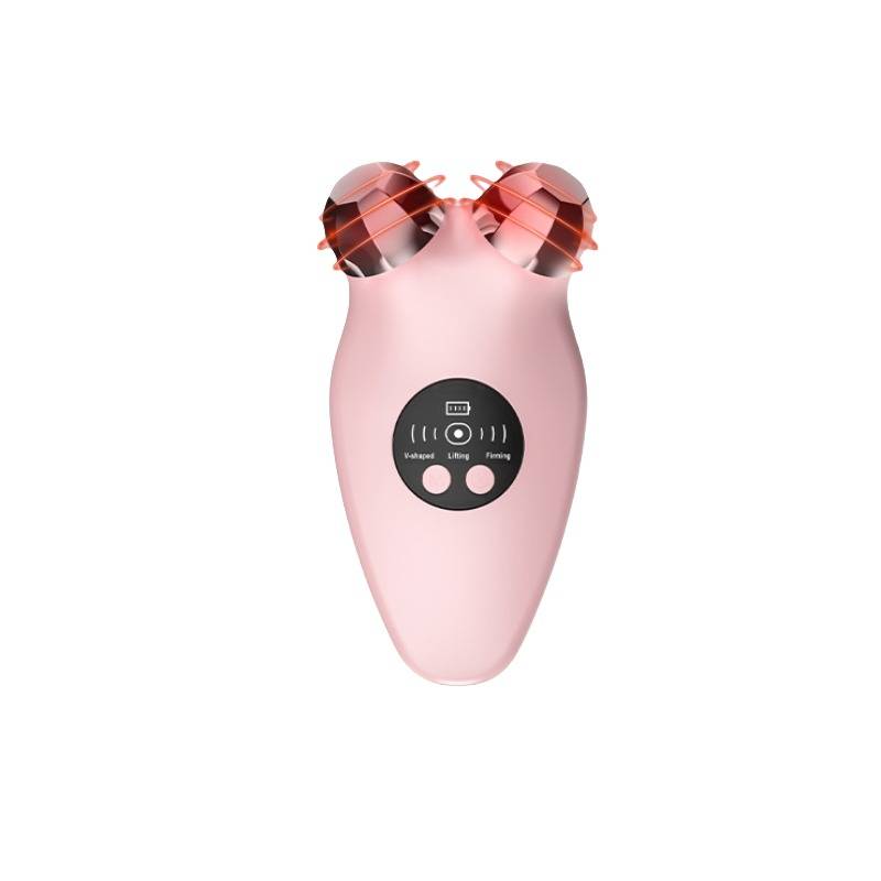 EMS Microcurrent Gesichtsstraffungs-Massagegerät - Schönheitsinstrument für die Heimanwendung Pink