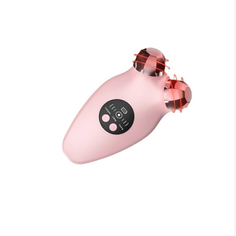 EMS Microcurrent Gesichtsstraffungs-Massagegerät - Schönheitsinstrument für die Heimanwendung Pink