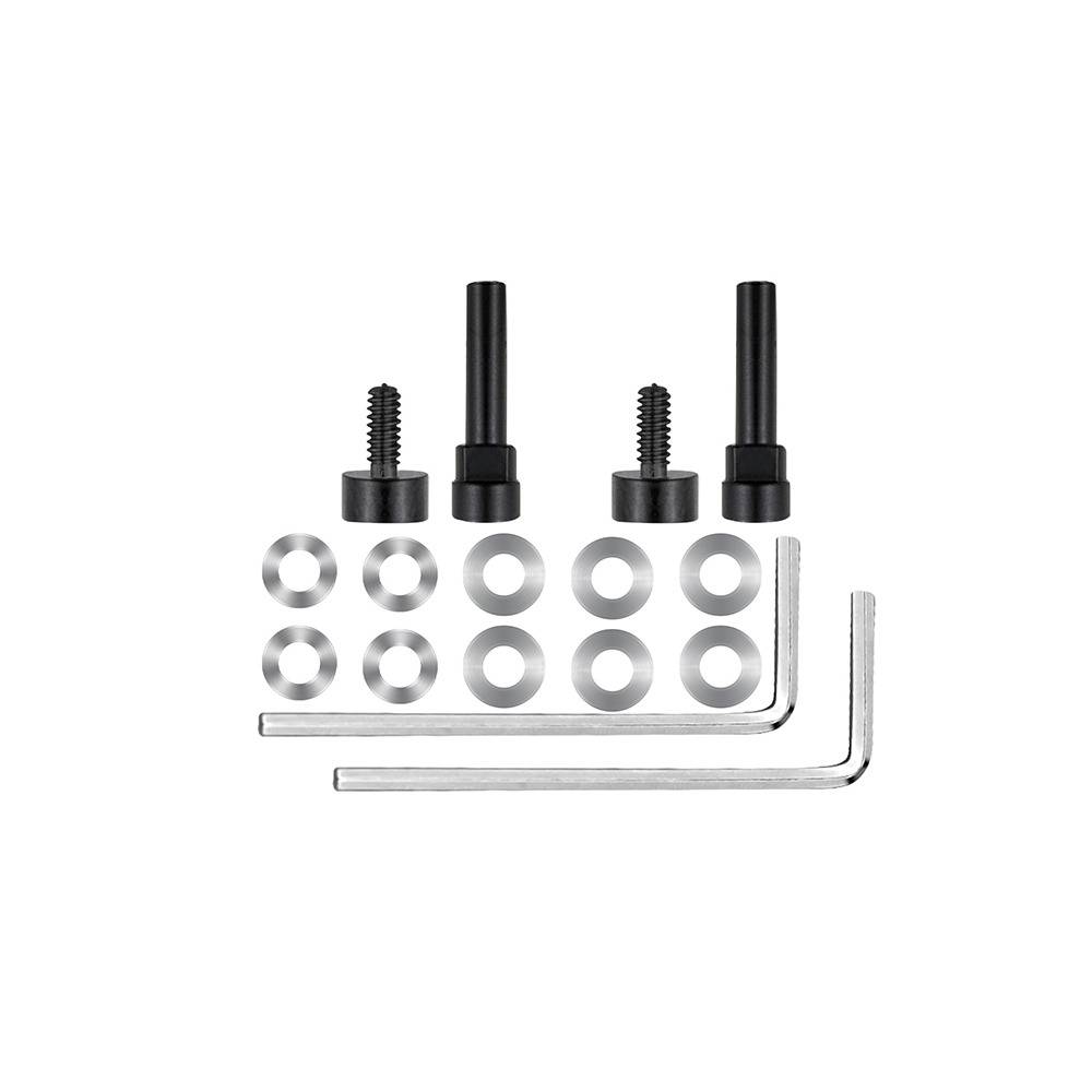 Scharnierschrauben-Set - Kompatibel mit Bose QC35/35 II/45/SE/QC Kopfhörer Schwenk-Reparaturset - Schwarz