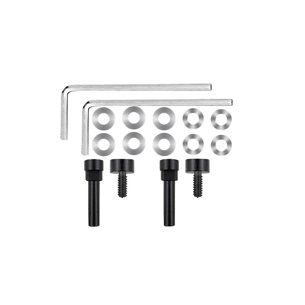 Scharnierschrauben-Set - Kompatibel mit Bose QC35/35 II/45/SE/QC Kopfhörer Schwenk-Reparaturset - Schwarz