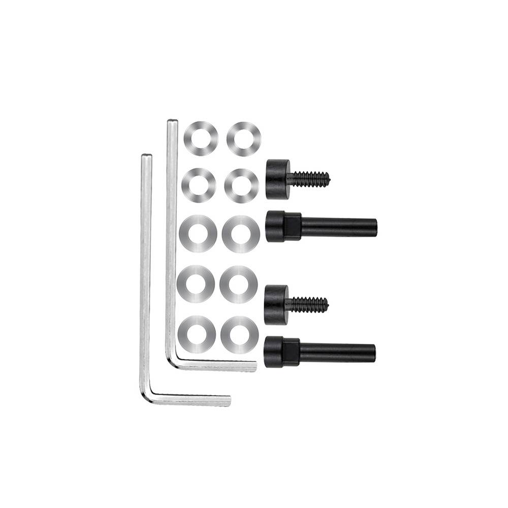 Scharnierschrauben-Set - Kompatibel mit Bose QC35/35 II/45/SE/QC Kopfhörer Schwenk-Reparaturset - Schwarz