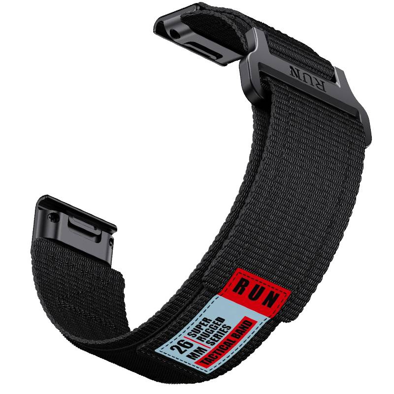 Garmin Fenix 8 Nylon-Gurtband Black 26 mm