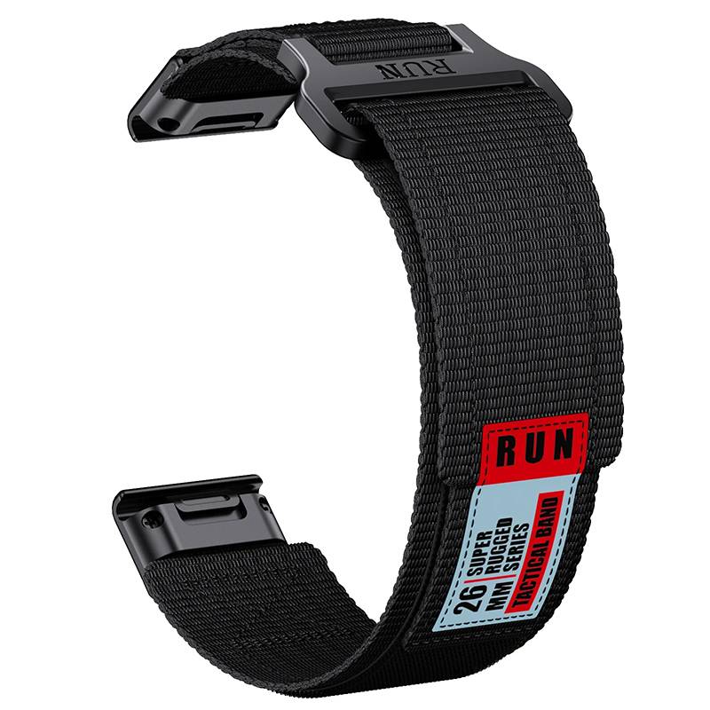 Garmin Fenix 8 Nylon-Gurtband Black 26 mm