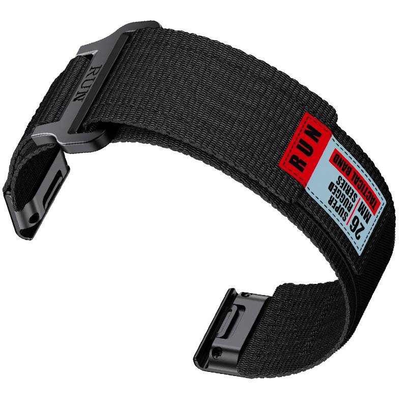 Garmin Fenix 8 Nylon-Gurtband Black 26 mm