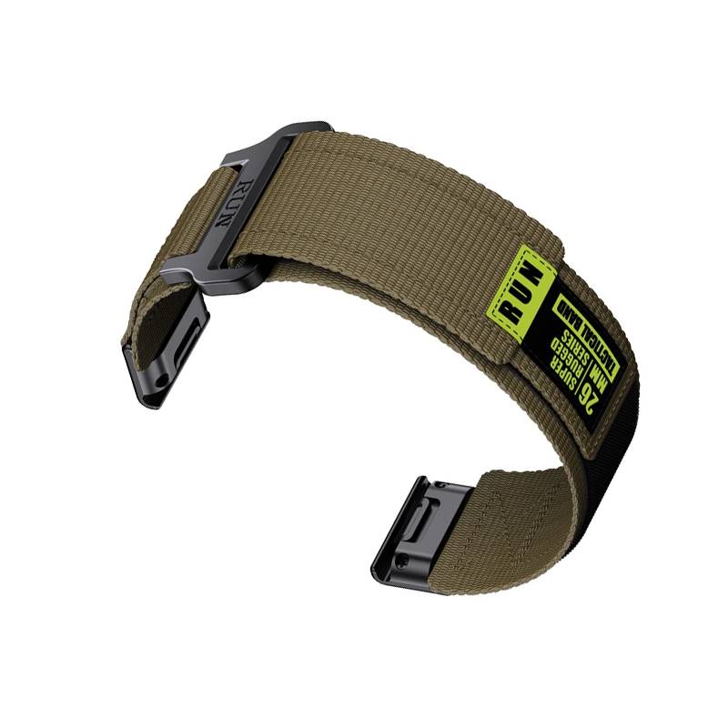 Garmin Fenix 8 Nylon-Gurtband Green 26 mm
