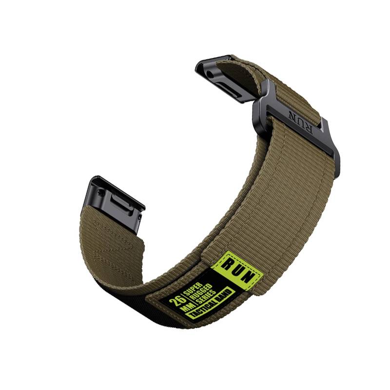 Garmin Fenix 8 Nylon-Gurtband Green 26 mm