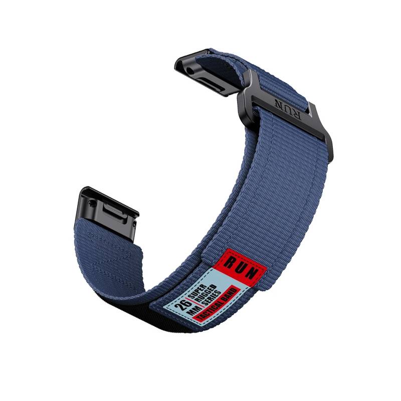 Garmin Fenix 8 Nylon-Gurtband Blue 26 mm