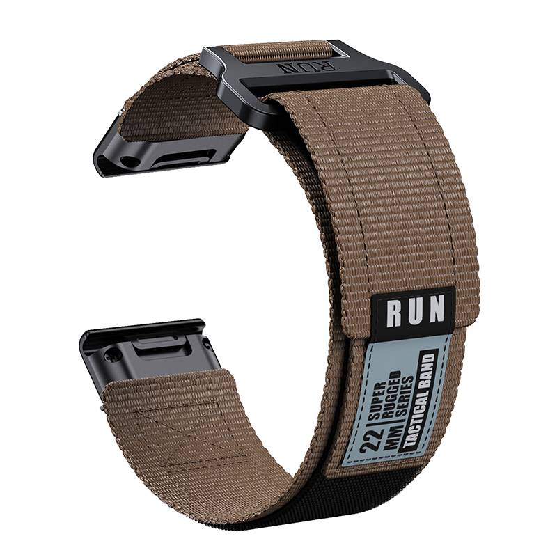 Garmin Fenix 8 Nylon-Webarmband Brown 22 mm