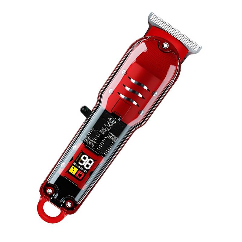 Professionelle Haarschneidemaschine mit LED-Anzeige Red