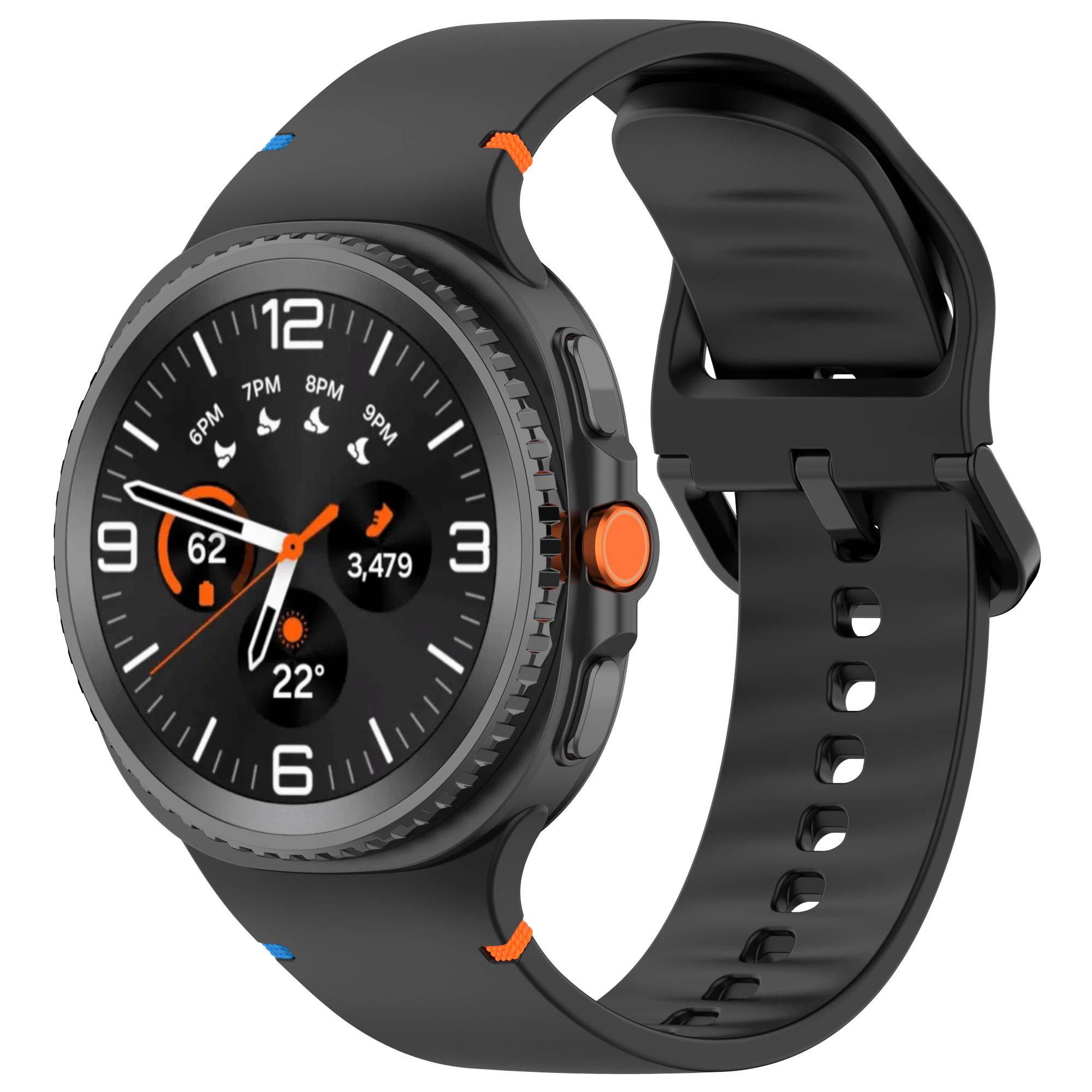 Silikonarmband für Samsung Galaxy Watch 8 Black
